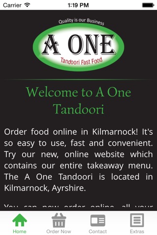 A One Tandoori screenshot 2