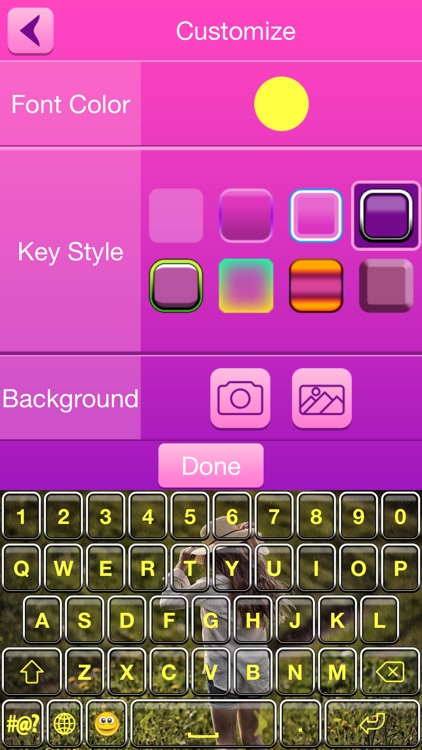 Photo Keyboard with Emoticons screenshot-4