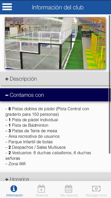 BurPadel Reservas screenshot 2