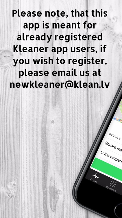 Kleaner app