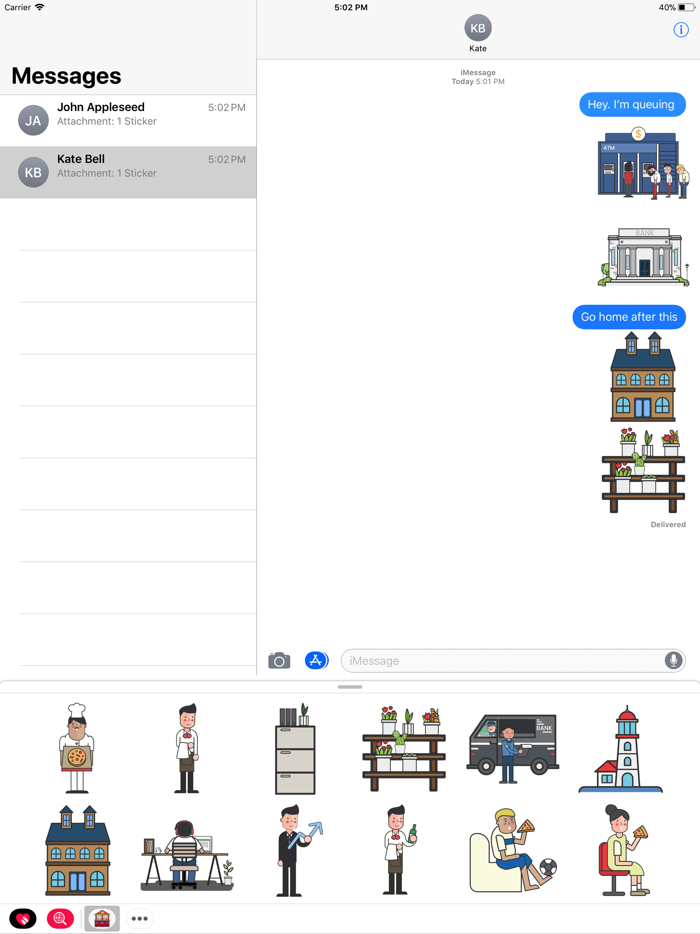 Enjoyment New Life Stickers