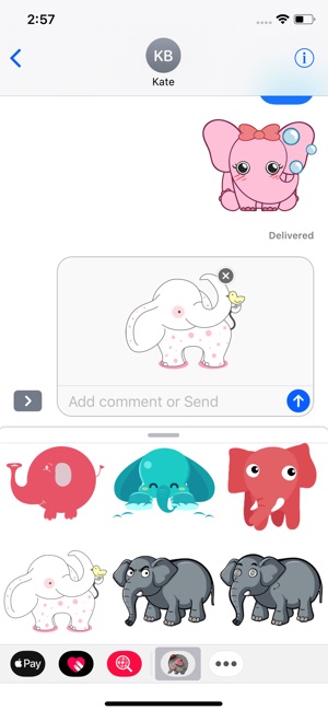 Baby Elephant Stickers(圖2)-速報App