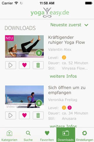 Yoga Easy: Werde fit mit Yoga screenshot 3
