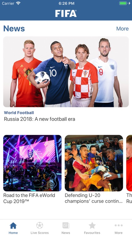 FIFA - Soccer News & Scores screenshot-0