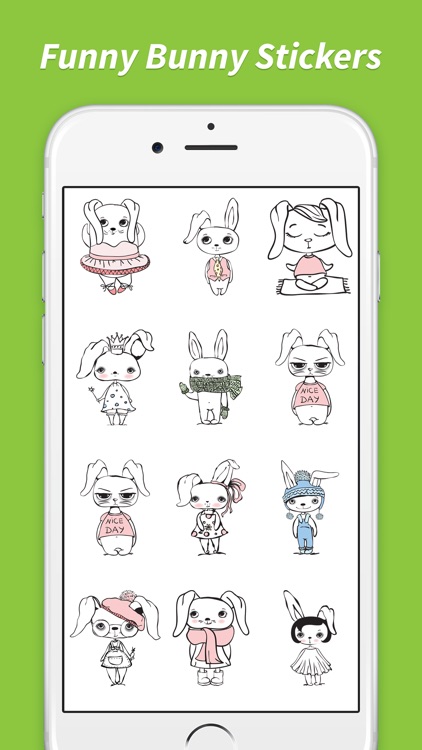 Bunny Love Stickers