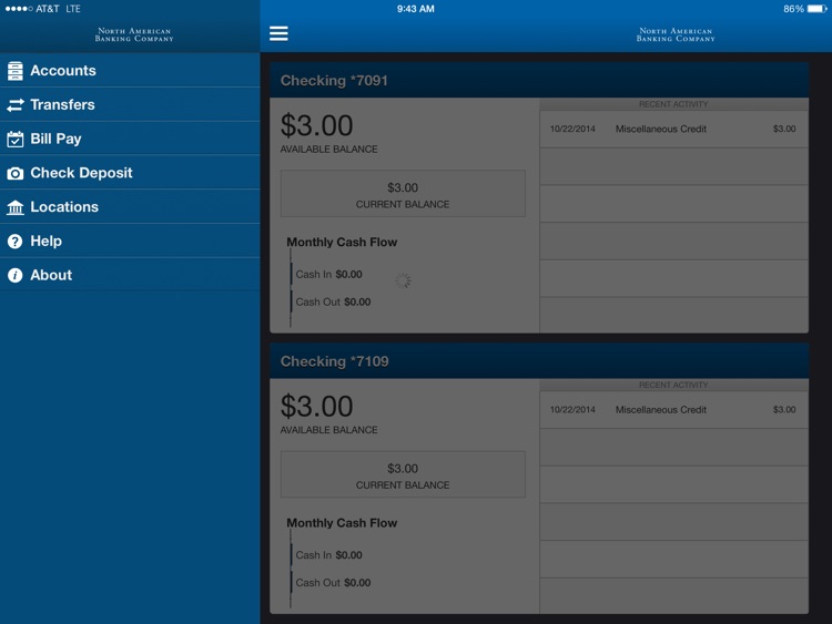 NA Banking Company for iPad