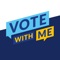 VoteWithMe is an app that shows you who in your contacts can help you affect positive, progressive change for the things that matter most to you – and lets you reach out to them to remind them to vote for those changes