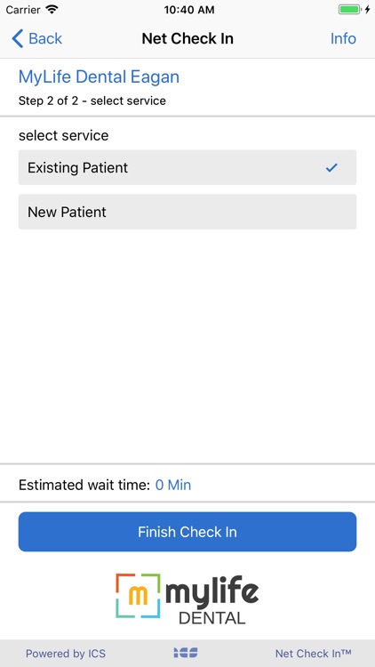 Net Check In - mylife DENTAL