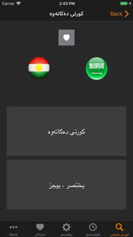 Game screenshot Kurdish Arabic Dictionary apk