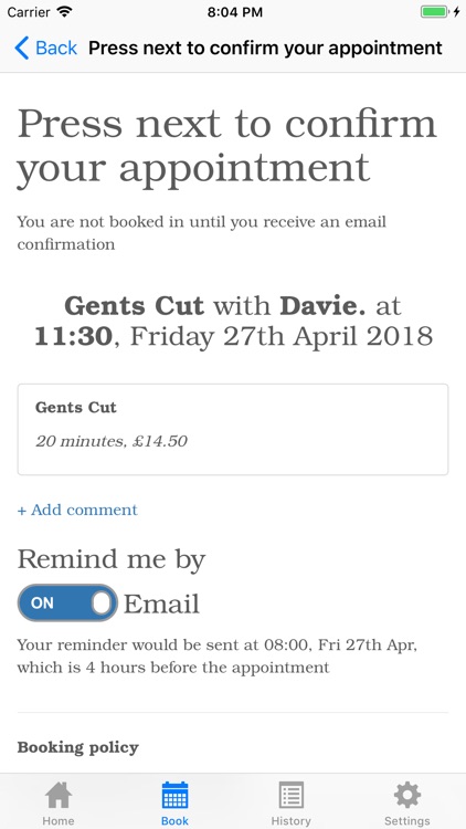 Davie The Barber