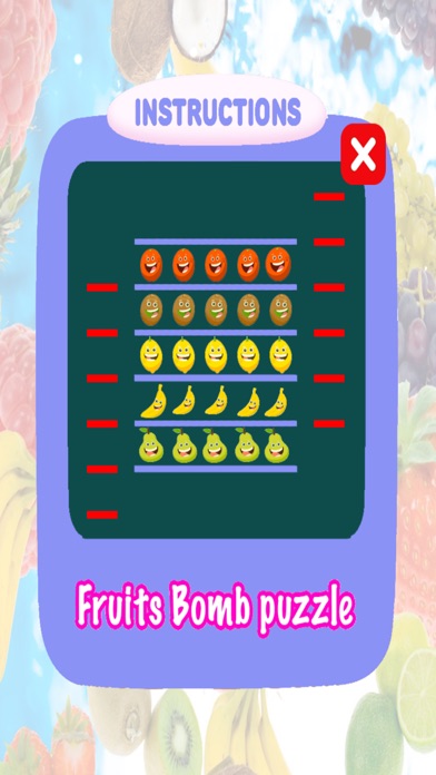 Fruits Bomb puzzle screenshot 2