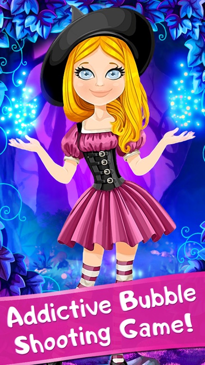 Witch Alice in Magic Forest