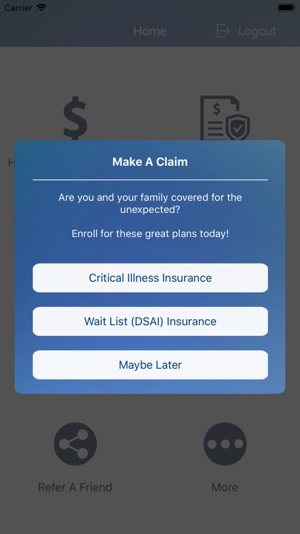 Make A Claim - CustomCare screenshot-3