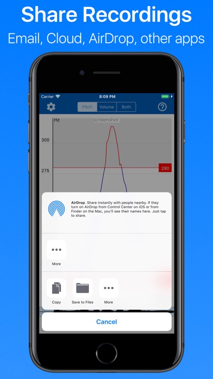 Voice Analyst: pitch & volume screenshot-3