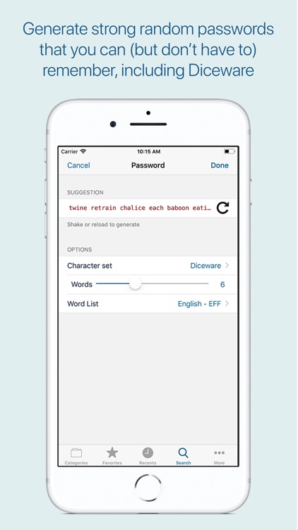 Codebook Password Manager