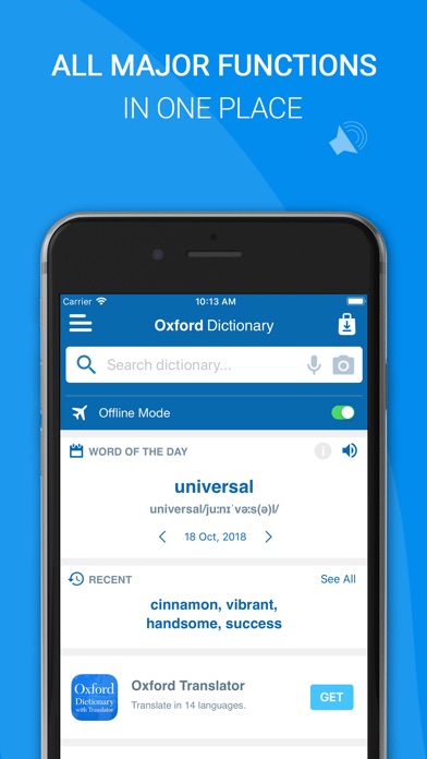 Oxford English Dictionary 2018 Screenshots
