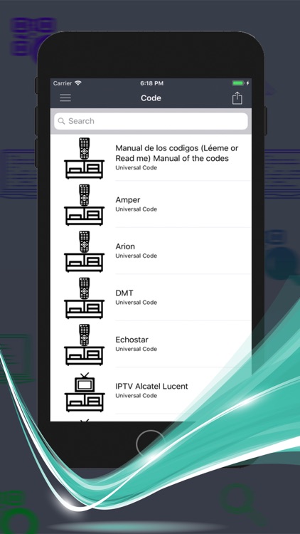 Universal Control Codes