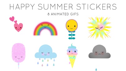 How to cancel & delete Happy Summer Stickers from iphone & ipad 2