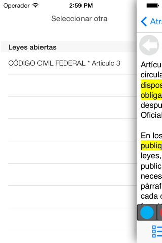 Legislación Mexicana screenshot 4