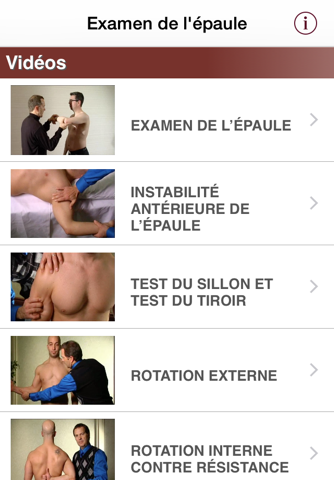 Examen de l'épaule screenshot 2