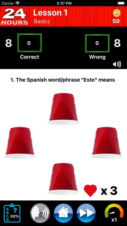 In 24 Hours Learn Spanish + screenshot-5