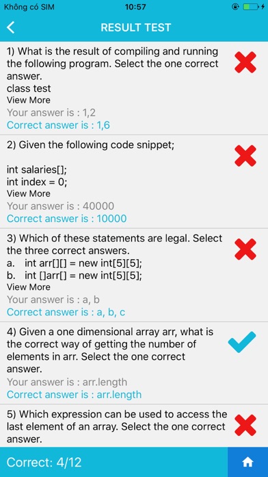 Java Quiz screenshot 3