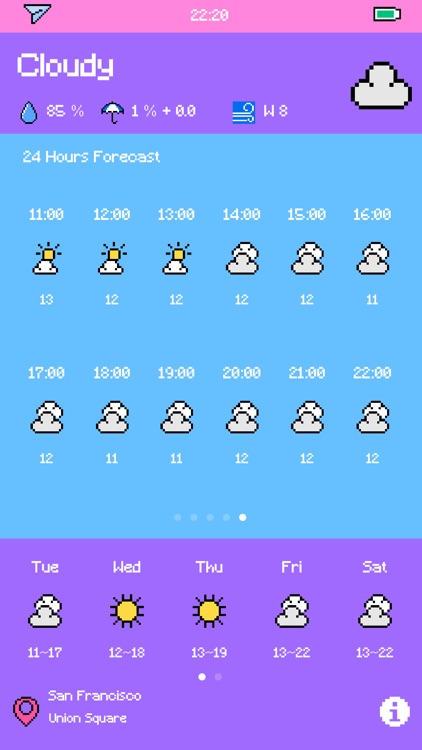 Pixel Weather - Forecast screenshot-8