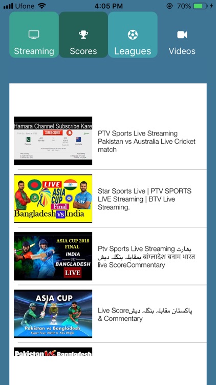 Sports TV Live Streaming Line screenshot-4