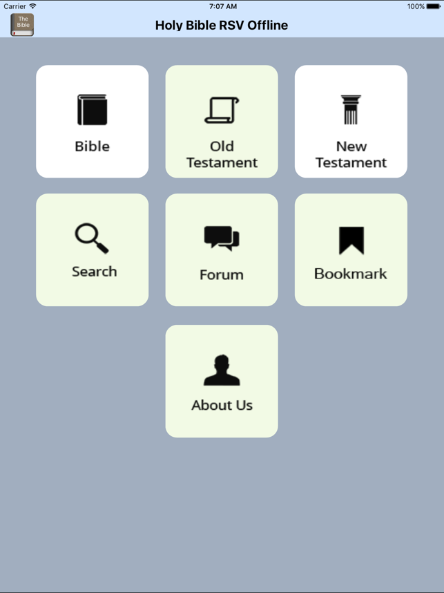 Holy Bible RSV Offline for HD(圖1)-速報App