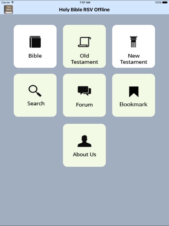 Holy Bible RSV Offline for HD