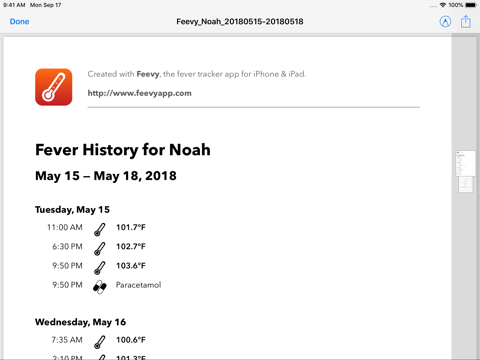 Feevy – Fever Tracker screenshot 4
