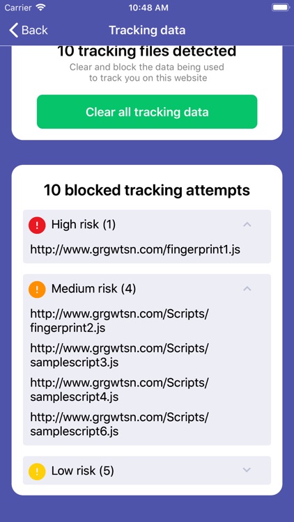 Privacy Browser by TrackOFF screenshot-3