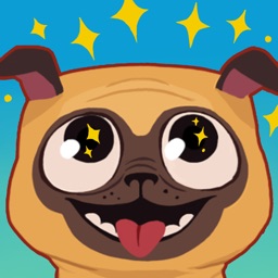 Pug Run Stickers