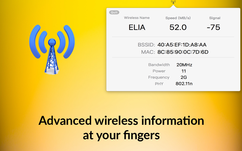 My Wireless Information screenshot 2