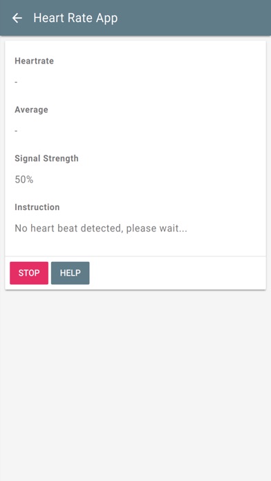 Heart Rate App' screenshot 3