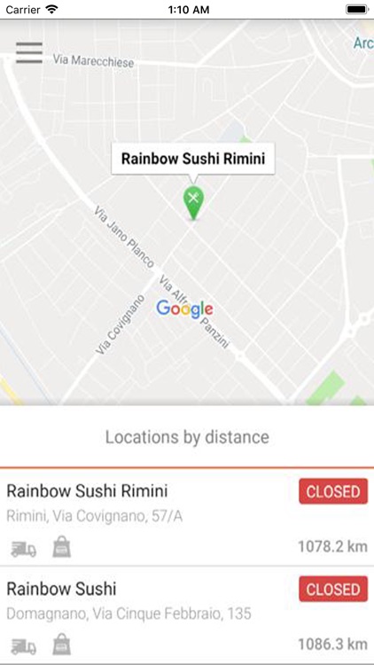 Rainbow Sushi 2.0 Ordinazioni