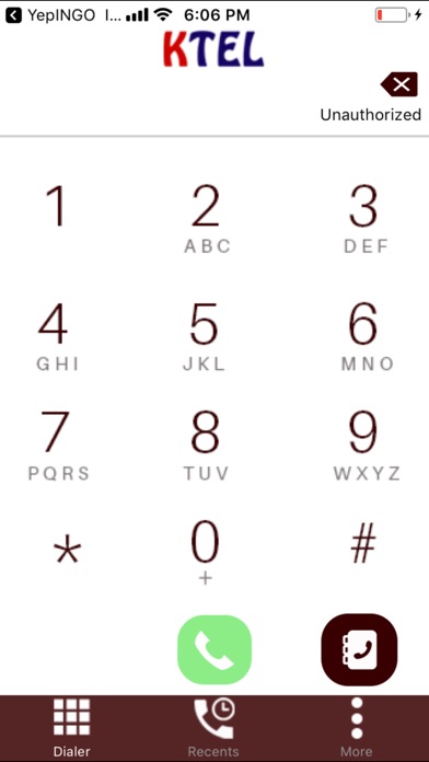 KTEL Dialer screenshot 3