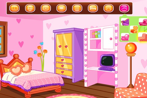 Girly Home Decoration Game screenshot 2