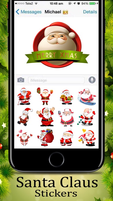 Santa Claus  Awesome Sticker screenshot 2