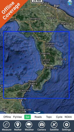 Marine : Calabria GPS map Nautical fishing charts(圖5)-速報App