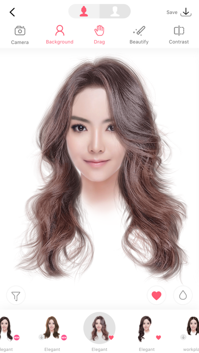 i Hairstyle-hair color changer screenshot 4