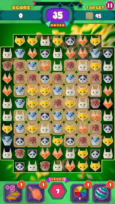 Paper Animal Match 3 Games screenshot 3