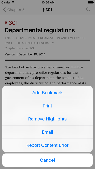 How to cancel & delete 5 USC - Gov't Orgs and Employees (LawStack Series) from iphone & ipad 3