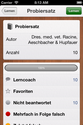 iCard Veterinärwissenschaft screenshot 3