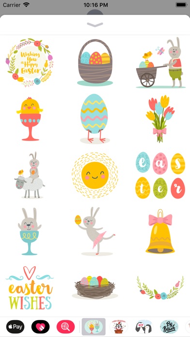 Easter Holiday Bunny Stickers screenshot 2