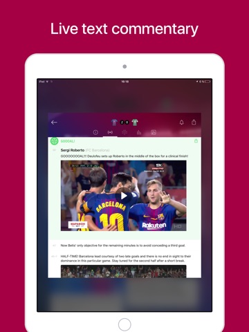 Blaugrana Live – Soccer app screenshot 2