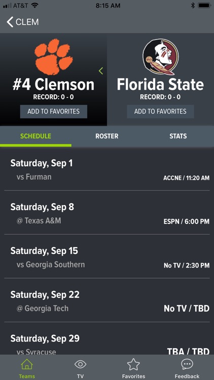 College Football App screenshot-9