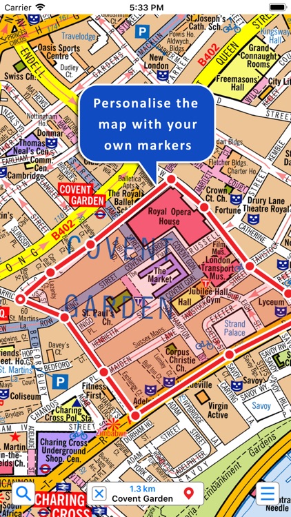 Central London A-Z Street Map