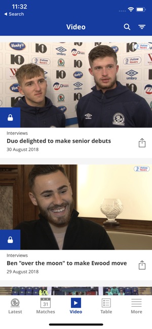 Blackburn Rovers Official App(圖3)-速報App