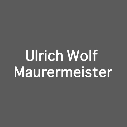 Ulrich Wolf Maurermeister